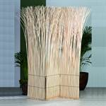 Room divider "NATURE folding screen paravent willow bleached