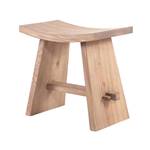 Design stool "FINCA" chair seat made of teakwood brown