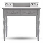 Country style console table "GRETEL" | white, 4 drawers | shabby chic