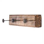 Key holder "ROTO" | 21 cm, recycled wood | hook rack