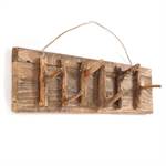 Coat rack "SAMOA" | 60x14cm (WxH), recycled wood | wall wardrobe