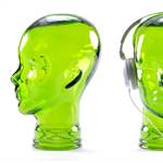 Headphone mount "TRANSPARENT GREEN" 12" | Kare Design 39955 | stand