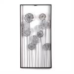 Wall decoration "PURE FLOWERS" | metal, 24.5" | wall picture