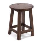 Stool "COTTAGE" | mahogany, round, 46x30 cm (HxW) | decoration stool