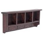 Coat rack shelf "VINTAGE 70" | 70x27cm (HxW), recycled wood | wardrobe