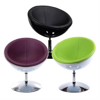 Convenient Design bowl chair &quot;RETRO CLUB C13&quot;  upholstered