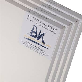 4 B.K. DEEP EDGE Canvas | ~12x12&quot;,30x30 cm | on stretcher, 100% cotton