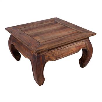 Design coffee table &quot;MAHOGANY&quot; sidetable massive mahogany 23.5&quot; brown