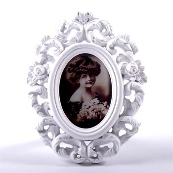 Picture frame &quot;ORNAMENTS&quot; | photo frame, oval | baroque, vintage