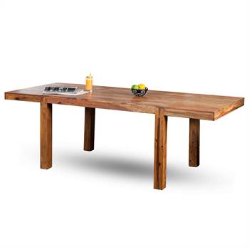 Dining table &quot;SHEESHAM&quot; | 47 - 78.5&quot;, brown, wood | livingroom table