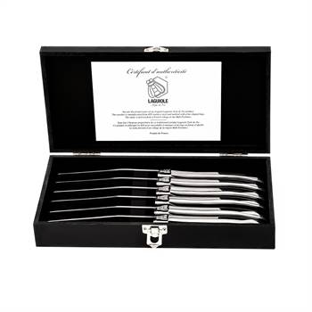 LAGUIOLE steak knife set &quot;LUXIVIO&quot; | stainless steel | 6 knives