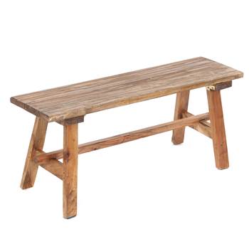 Wooden bench &quot;ANZIO&quot; | 35.5x15.5x10&quot;, foldable | seating bench