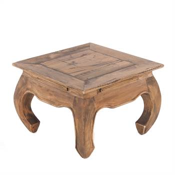 Opium table &quot;MAHA&quot; | 20x20x14&quot;, brown | side table