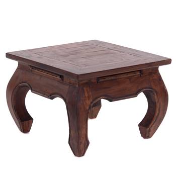 Opium table &quot;EAST 50&quot; | 50x50x35 cm, recycled wood | side table