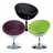 Convenient Design bowl chair "RETRO CLUB C13"  upholstered