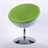 Convenient Design bowl chair "RETRO CLUB C13"  upholstered Pic:4