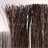 Room divider "NATURE" partition willow folding screen paravent brown Pic:1
