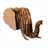 Large CARDBOARD SAFARI 3D ANIMAL WALL TROPHY brown Billy the Bison Pic:5