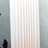 SQUARE DESIGNER FLOOR LAMP PLISSEE 120cm WHITE retro lounge light Pic:3