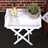 Butler tray stand "COUNTRY STYLE" | 24.5", wood, white washed Pic:2