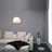 HUGE BIG BOW RETRO DESIGN ARC LAMP floorlamp light white Pic:1