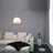 HUGE BIG BOW RETRO DESIGN ARC LAMP floorlamp light white Pic:1