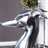 Big sculpture "GREYHOUND" | silver, 7.5x27.5x8.5", aluminium | dog Pic:1