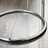 Design coffee table "GALANO" glass table silver round Ø 15.5" Pic:4