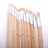 12 pcs. paintbrush set | Flat brushes sizes 1-12 | Natural bristles Pic:4
