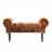 Design seating bench "FOX" | 39.5", fake fur | vanity bench Pic:1