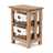 Bathroom chest of drawers | rattan baskets, beige, 51x38x29cm (HxWxD)
