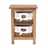Bathroom chest of drawers | rattan baskets, beige, 51x38x29cm (HxWxD) Pic:1