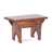 Footstool "BRUSCO" | recycled wood, 25x39 cm (HxW) | wooden stool