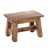 Footstool "MONTE" | recycled wood, 30x21 cm (WxH) | wooden stool