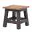 Footstool "PALO" | 27,5x26x26 cm (HxWxD), mahogany | wooden stool