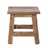 Footstool "PALO" | 27,5x26x26 cm (HxWxD), mahogany | wooden stool Pic:1