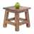 Footstool "PALO" | 27,5x26x26 cm (HxWxD), mahogany | wooden stool Pic:2