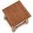 Footstool "PALO" | 27,5x26x26 cm (HxWxD), mahogany | wooden stool Pic:3