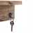 Key hooks "KEYS" | 26 cm, recycled wood | hook wall rack Pic:5