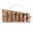 Coat rack "SAMOA" | 60x14cm (WxH), recycled wood | wall wardrobe
