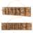 Coat rack "SAMOA" | 60x14cm (WxH), recycled wood | wall wardrobe Pic:1