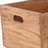 Rollable wooden chest "BOX" | 26x45x30 cm, recycled wood | storage Pic:4
