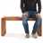 Seating bench "BRICKS" | 100x45cm (WxH), recycled wood | wooden bench Pic:5