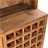 Bar cabinet "PUREWOOD" | 150x110x55 cm | wooden cupboard Pic:7