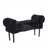 Design seating bench "WOLF" | 39.5", upholstered | vanity bench