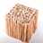 Design wooden stool "EIGER" | rectangular, 12" | timber Pic:2
