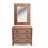 Wooden design wall mirror "KOLONIAL" | 50", wooden frame Pic:5