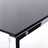 CORNER DESK "METROPOL" | 63"/71", black, metal, glass | office table Pic:4