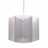 Hanging lamp "ASTRATTO" | white, Ø 14" | pendant lamp