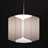 Hanging lamp "ASTRATTO" | white, Ø 14" | pendant lamp Pic:1